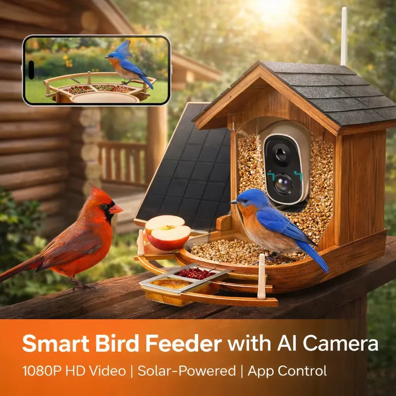 Smart Bird Feeder Camera - Умная автоматическая кормушка для птиц с