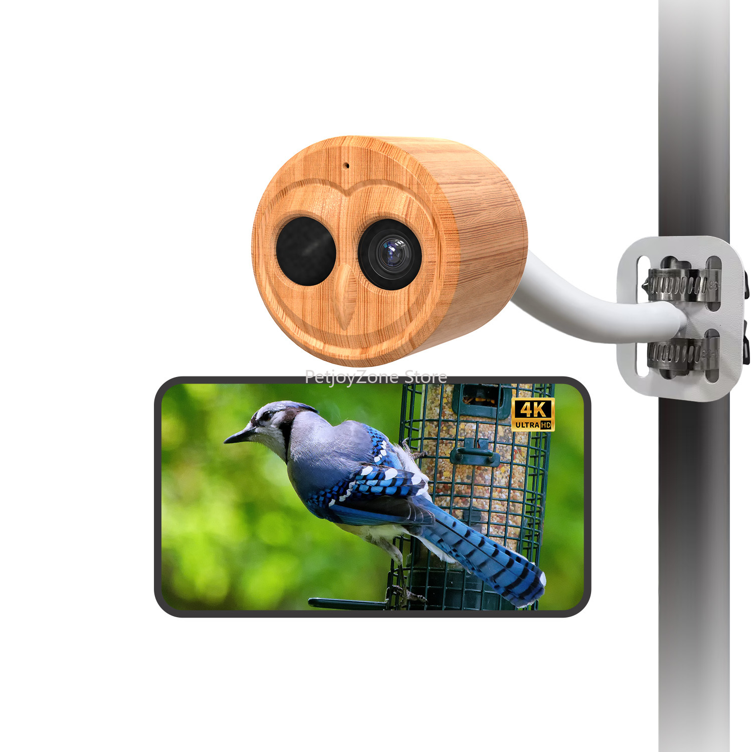 Smart Bird Feeder Camera - Автоматическая кормушка для птиц WILLFINE с