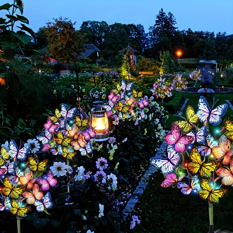 Smart Garden Light Camera - Солнечные светодиодные садовые фонари-бабочки, водонепроницаемые красочные