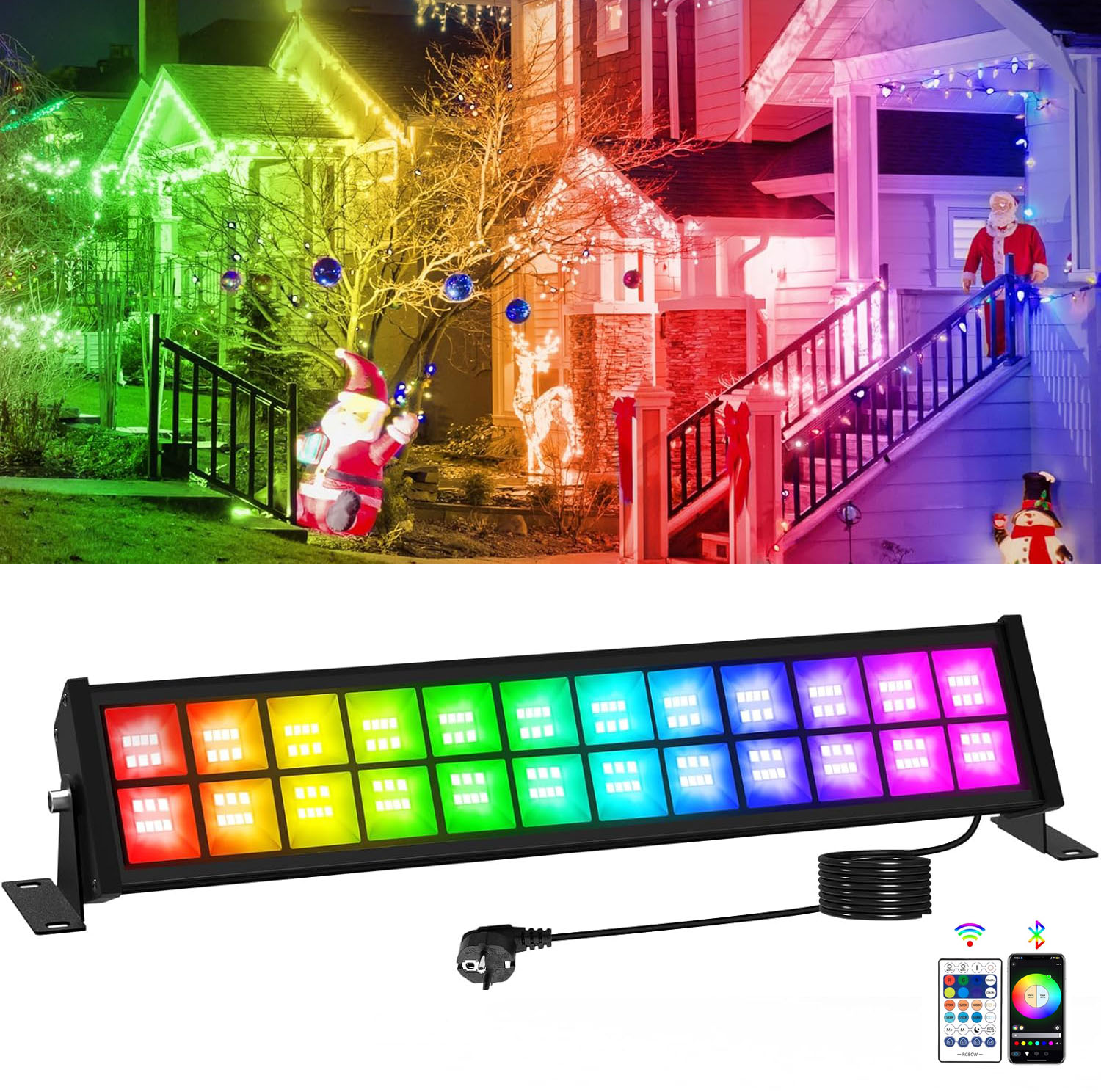Smart Garden Uk - 50/72 Вт RGB светодиодный прожектор с