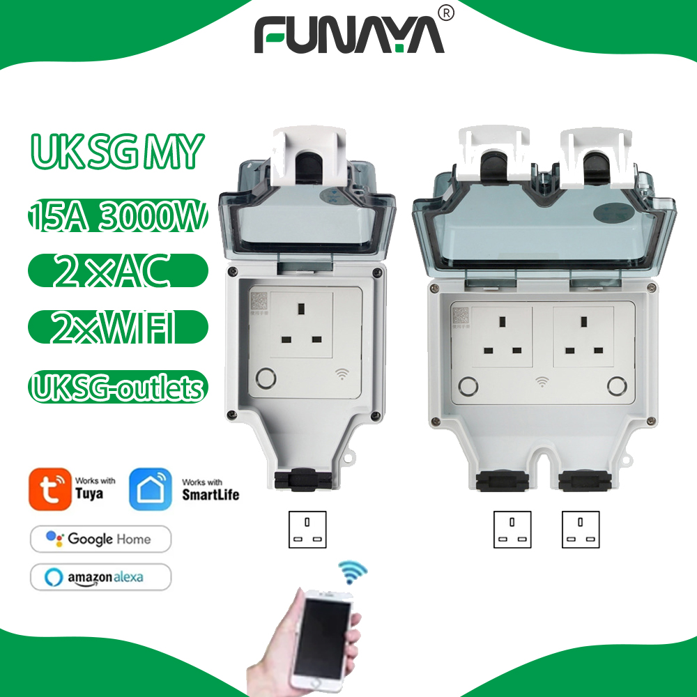 Smart Garden Uk - Умная уличная розетка Tuya WIFI, Великобритания