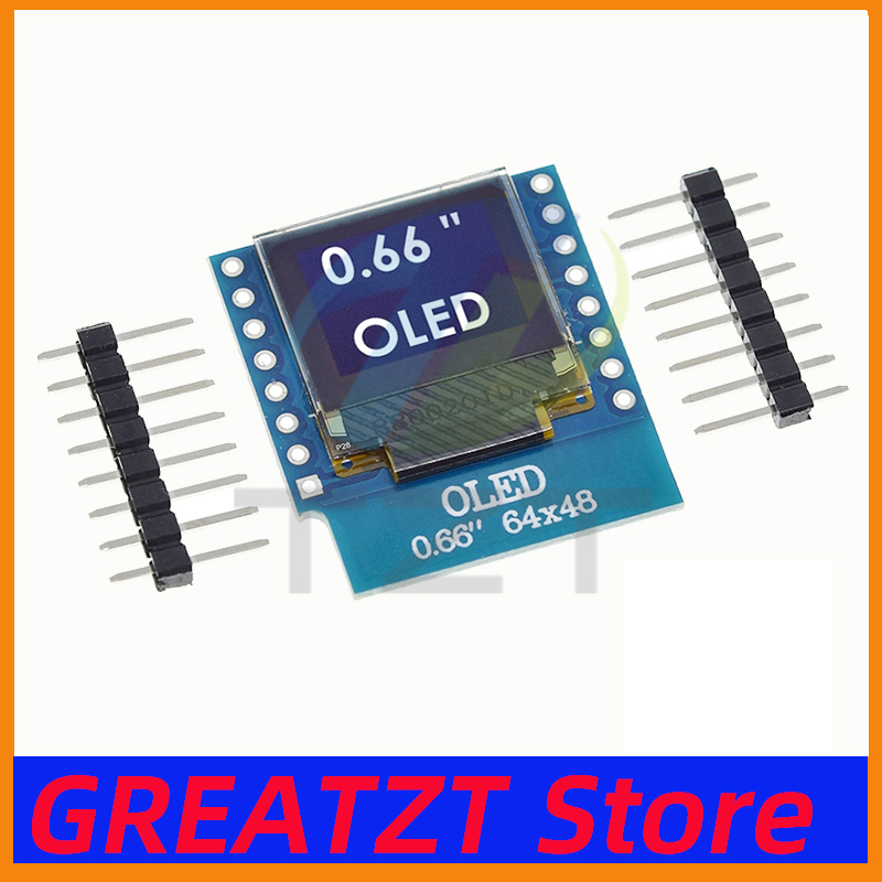 Smart Garden Esp32 - Модуль OLED-дисплея GREATZT 0,66 дюйма для