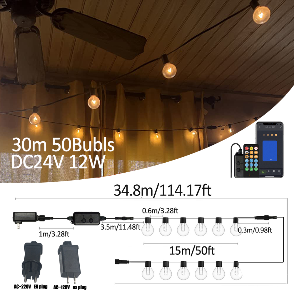 Smart Led Garden - Умные уличные светодиодные гирлянды G40 с