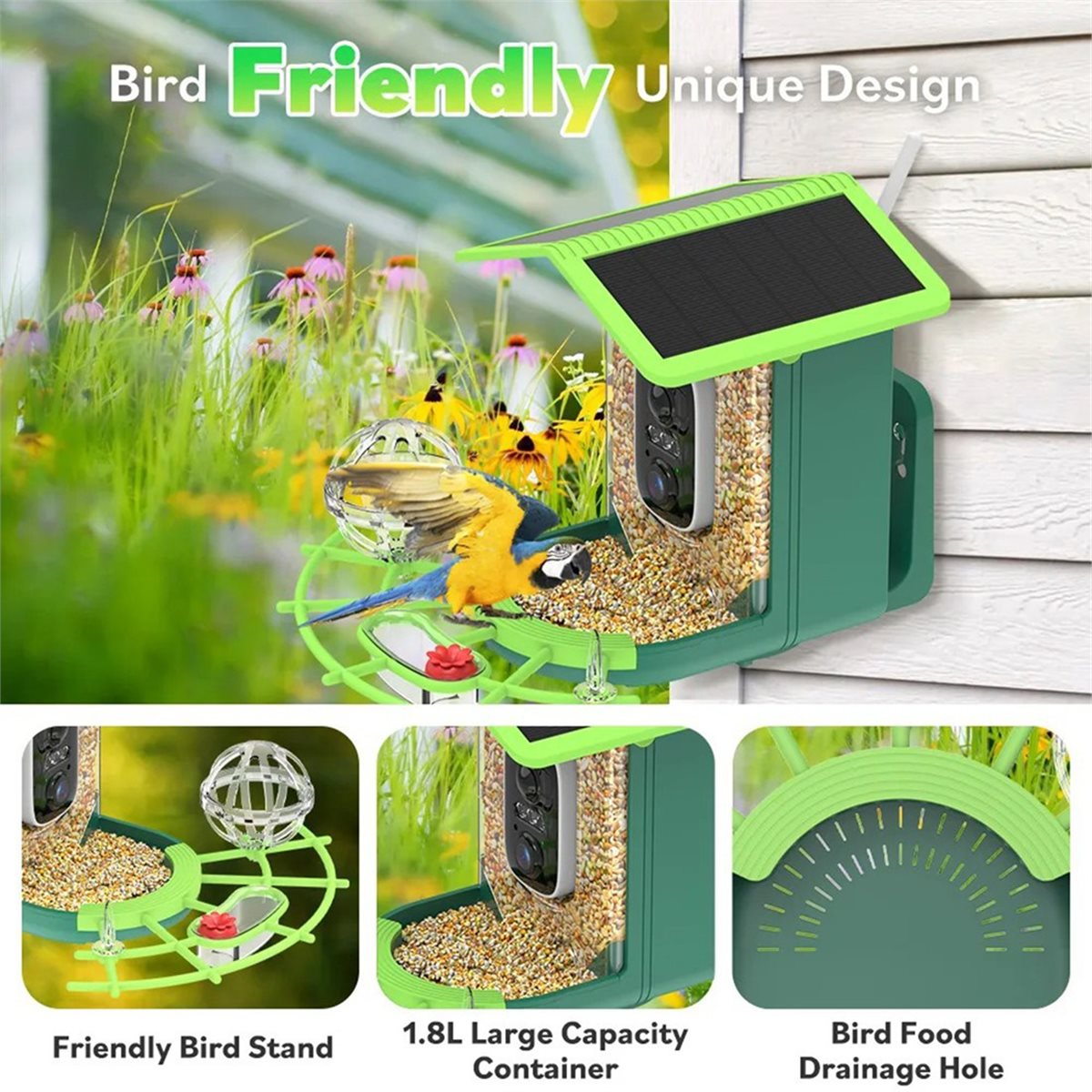Smart Garden Ai - Умная камера-кормушка для птиц ABPP с