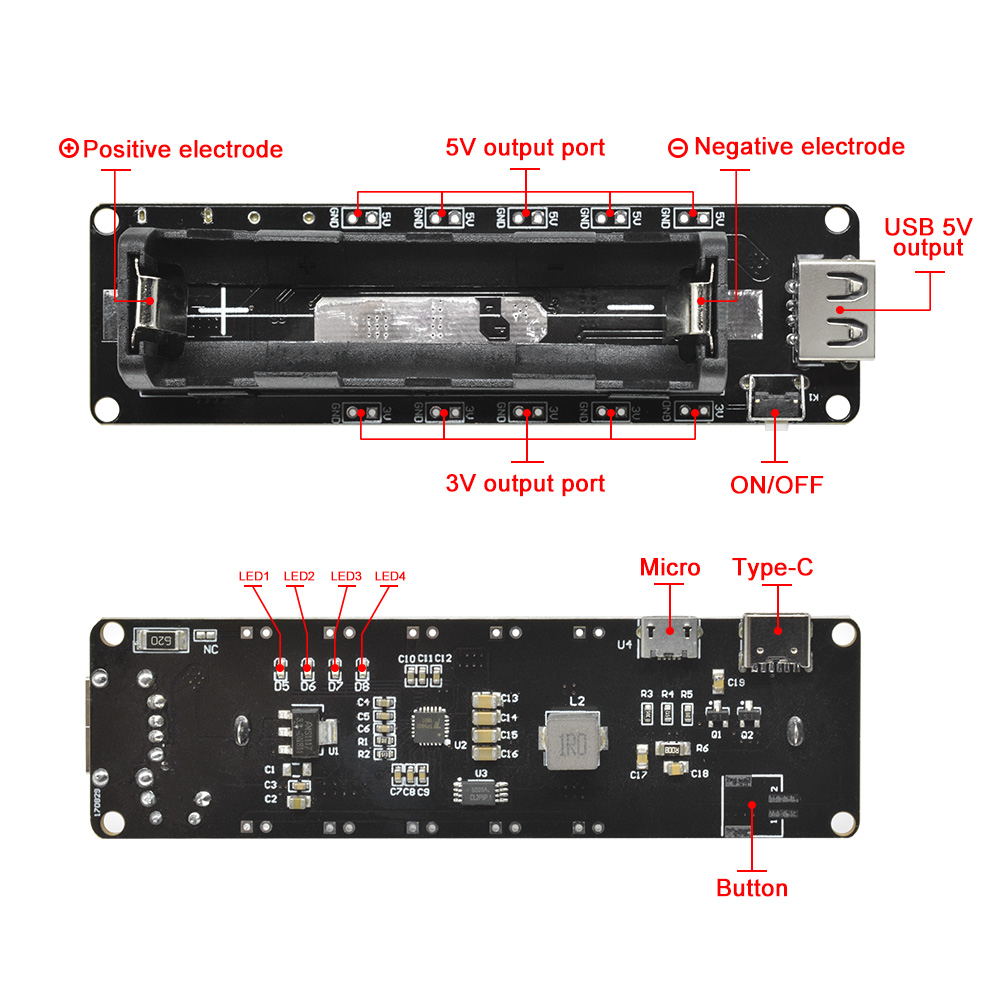 Smart Garden Esp32 - Плата расширения питания WEMOS ESP32 V3