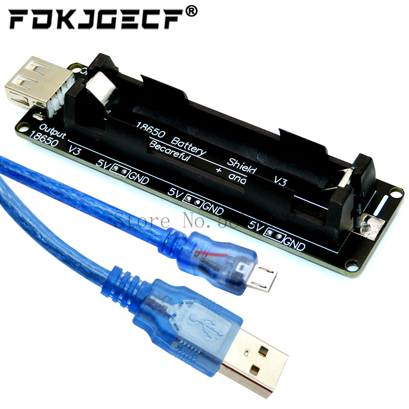 Smart Garden Esp32 - Щит для зарядки аккумулятора Wemos 18650