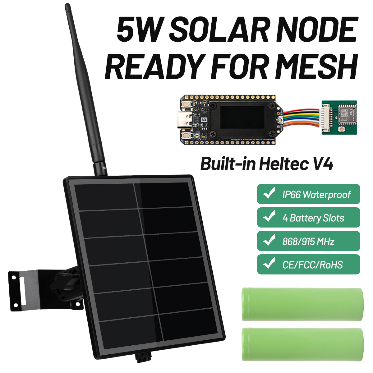 Уличный солнечный узел Meshtas – обзор и цена Smart Garden Esp32