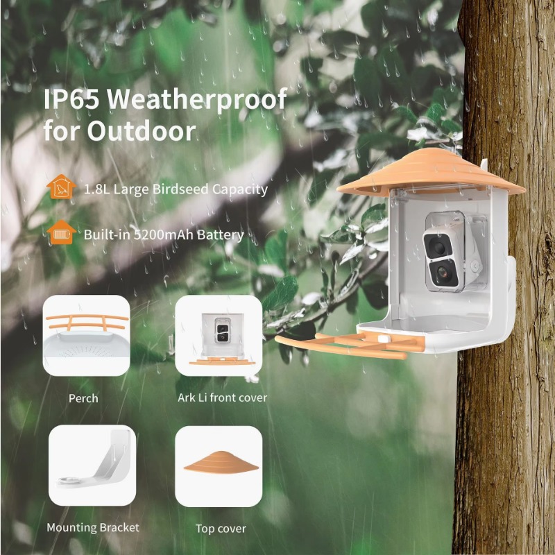 Умная кормушка для птиц 2L IP6 – обзор и цена Smart Garden Ai