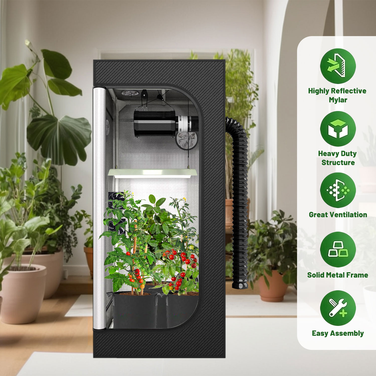 Полный комплект палатки для вы – обзор и цена Grow Tent Complete Kit