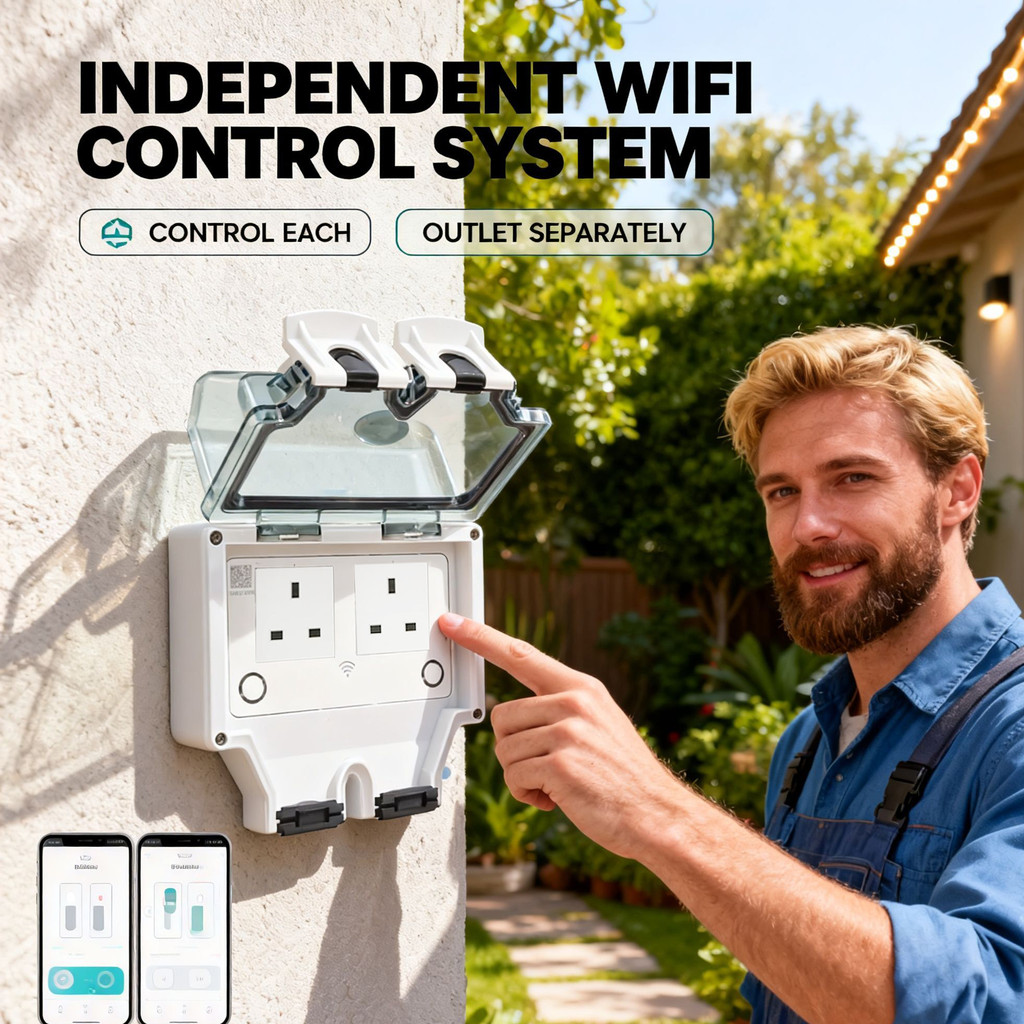 Умная уличная розетка Tuya WIF – обзор и цена Smart Garden Uk