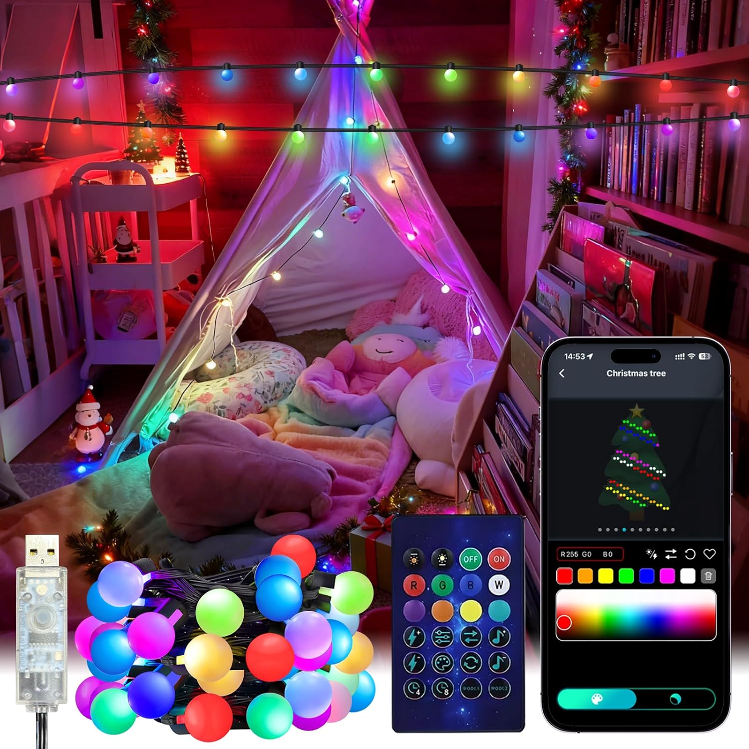 Умные гирлянды-глобусы 5/10 м  – обзор и цена Smart Led Garden