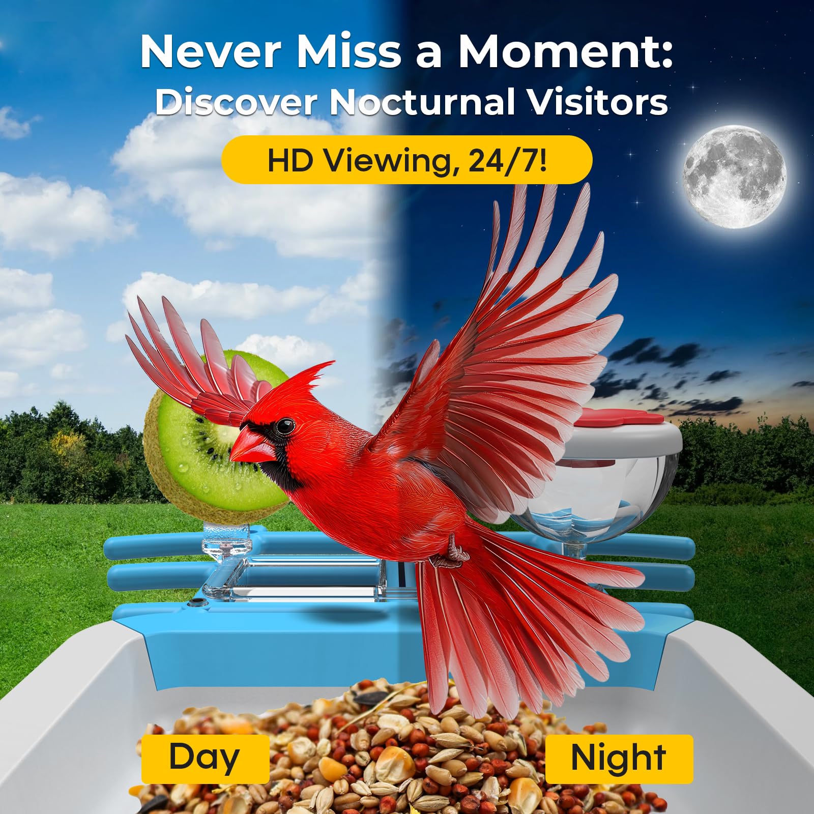 Умная камера-кормушка для птиц – обзор и цена Smart Bird Feeder Camera