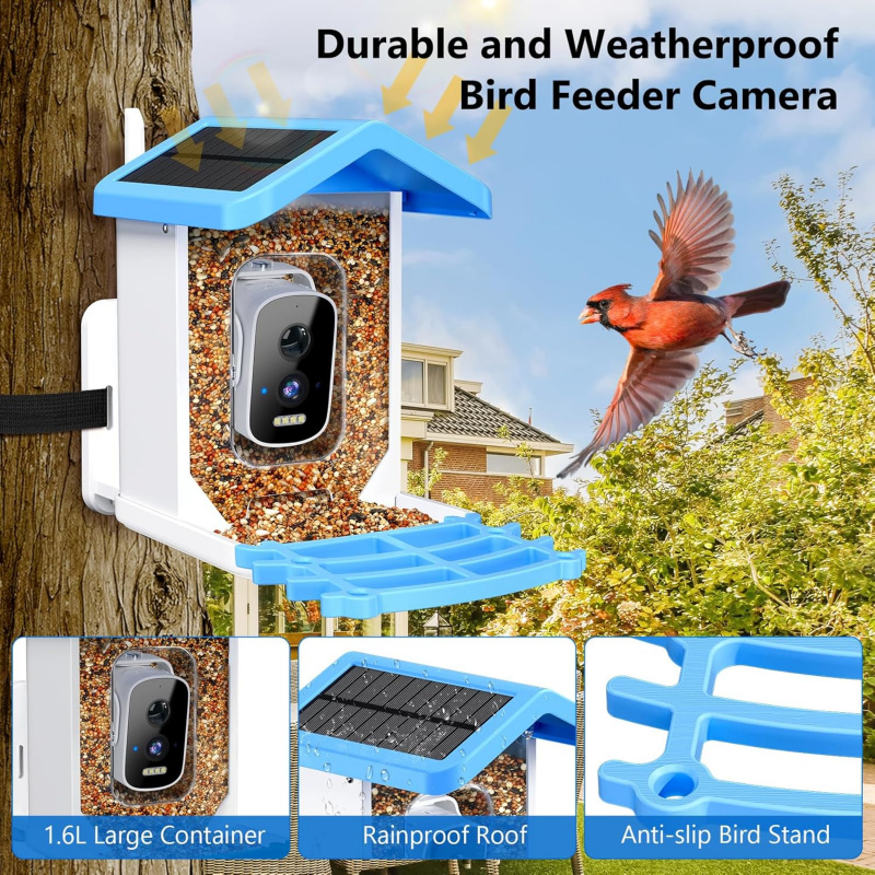Умная кормушка для птиц с Wi-F – обзор и цена Smart Garden Ai
